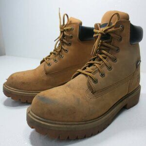 Timberland Pro Steel Toe Nubuck Leather Waterproof Boots Footwear Men's 10.5 W